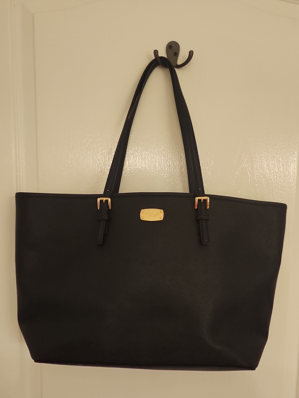 Michael Kors Black Tote Bag with Gold Hardware - Women